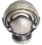 Ручка-кнопка, отделка серебро античное 25.694.B17N фото, цена 370 руб.
