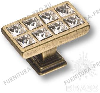 Ручка кнопка с кристаллами Swarovski эксклюзивная коллекция, античная бронза 15.349.00.SWA.12 фото, цена 2 195 руб.