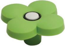 Ручка-кнопка “Цветок зеленый” MC 003.G фото, цена 110 руб.