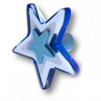 Ручка-кнопка в форме звезды, цвет голубой 667AZX фото, цена 1 000 руб.