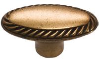 Ручка-кнопка "Виктория", отделка бронза античная красная 10.818.B23 фото, цена 245 руб.