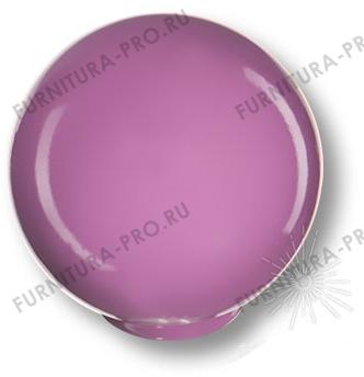 Ручка кнопка, выполнена в форме шара, цвет фиолетовый глянцевый 626MO1 фото, цена 160 руб.