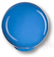 Ручка кнопка, выполнена в форме шара, цвет голубой глянцевый 626AZM фото, цена 130 руб.