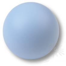 Ручка кнопка, выполнена в форме шара, цвет голубой матовый 445AZ1 фото, цена 415 руб.