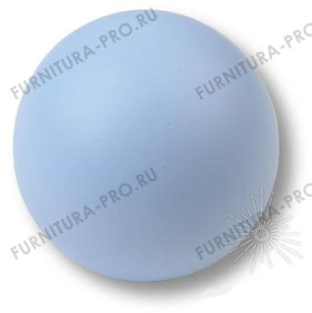 Ручка кнопка, выполнена в форме шара, цвет голубой матовый 445AZ1 фото, цена 415 руб.