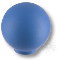 Ручка кнопка, выполнена в форме шара, цвет голубой матовый 626AZX фото, цена 140 руб.