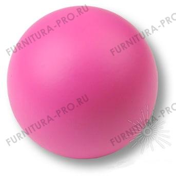 Ручка кнопка, выполнена в форме шара, цвет малиновый матовый 445FU1 фото, цена 415 руб.
