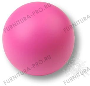 Ручка кнопка, выполнена в форме шара, цвет малиновый матовый 445FU2 фото, цена 310 руб.