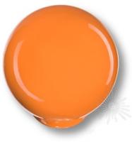 Ручка кнопка, выполнена в форме шара, цвет оранжевый глянцевый 626NA фото, цена 140 руб.