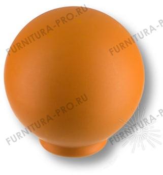 Ручка кнопка, выполнена в форме шара, цвет оранжевый матовый 626NAX фото, цена 160 руб.