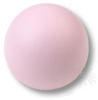 Ручка кнопка, выполнена в форме шара, цвет розовый матовый 445RS1 фото, цена 415 руб.