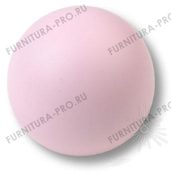 Ручка кнопка, выполнена в форме шара, цвет розовый матовый 445RS1 фото, цена 415 руб.