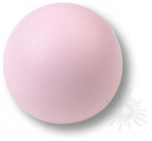 Ручка кнопка, выполнена в форме шара, цвет розовый матовый 445RS2 фото, цена 310 руб.