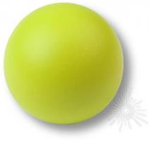 Ручка кнопка, выполнена в форме шара, цвет салатовый матовый 445VE2 фото, цена 310 руб.