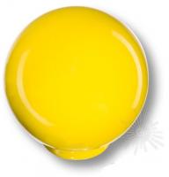 Ручка кнопка, выполнена в форме шара, цвет желтый глянцевый 626AM фото, цена 125 руб.