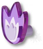 Ручка-кнопка выполнена в форме тюльпана, цвет фиолетовый 665MOX фото, цена 990 руб.