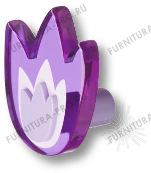 Ручка-кнопка выполнена в форме тюльпана, цвет фиолетовый 665MOX фото, цена 990 руб.