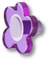 Ручка-кнопка, выполненная в форме цветка с пятью лепестками,цвет фиолетовый 698MOX фото, цена 1 040 руб.