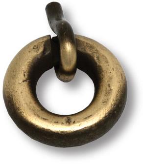 Ручка кольцо, античная бронза 2569.0047.001 фото, цена 685 руб.
