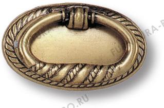 Ручка кольцо на подложке, античная бронза 02.0219.B фото, цена 180 руб.