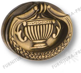 Ручка кольцо на подложке, античная бронза 2490.0055.R.001 фото, цена 330 руб.