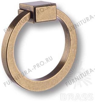Ручка кольцо современная классика, античная бронза BU 013.80.12 фото, цена 1 540 руб.