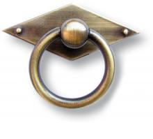 Ручка кольцо, старая бронза 15.120.01.04 фото, цена 420 руб.