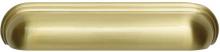 Ручка-ракушка 128мм, отделка золото шлифованное HN-M-4160-128-BSB фото, цена 1 420 руб.