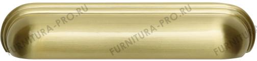 Ручка-ракушка 128мм, отделка золото шлифованное HN-M-4160-128-BSB фото, цена 1 420 руб.