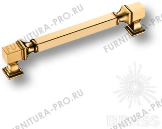 Ручка рейлинг модерн, глянцевое золото 24K 160 мм BU 015.160.19SQ фото, цена 4 690 руб.