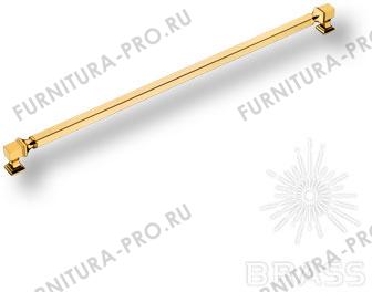 Ручка рейлинг модерн, глянцевое золото 24K 480 мм BU 015.480.19SQ фото, цена 6 250 руб.