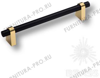 Ручка рейлинг модерн, глянцевое золото/чёрный 160 мм 8951 0160 GL-AL6купить по цене 1 465 руб. в Санкт-Петербурге