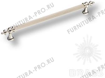 Ручка рейлинг модерн, ребристая, глянцевый никель 224 мм 1670-51-224-053 фото, цена 1 185 руб.