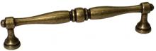 Ручка-скоба 128мм, отделка бронза античная "Флоренция" WMN.619X.128.M00D1 фото, цена 545 руб.