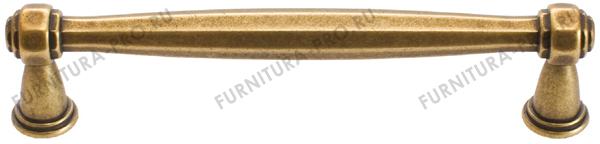 Ручка-скоба 128мм, отделка бронза античная французская 9.1342.0128.25 фото, цена 505 руб.