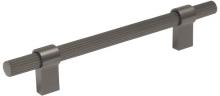 Ручка-скоба 128мм, отделка черный никель шлифованный SY8990 0128 BBN-BBN фото, цена 930 руб.