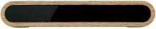Ручка-скоба 128мм, отделка дуб + черный глянец CP.04.0128.OBG фото, цена 1 095 руб.