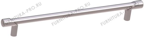 Ручка-скоба 192мм, отделка никель глянец шлифованный 8.1149.0192.34-33 фото, цена 1 215 руб.