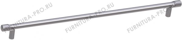 Ручка-скоба 320мм, отделка никель глянец шлифованный 8.1149.0320.34-33 фото, цена 1 385 руб.