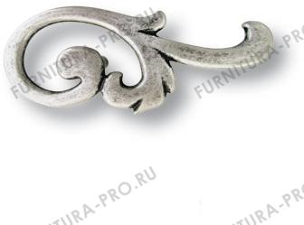 Ручка скоба, античное серебро 96 мм (правая) 15.141.01.16 right фото, цена 610 руб.