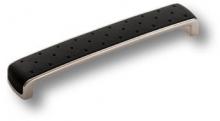Ручка скоба, глянцевый хром с черной вставкой 160 мм 251160MP02ST04 фото, цена 1 250 руб.