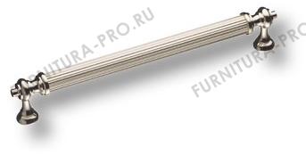 Ручка скоба латунь, глянцевый никель 160 мм 2512-016-160 фото, цена 4 445 руб.
