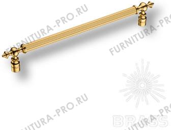 Ручка скоба, латунь, современная классика, глянцевое золото 288 мм 25123-003-16-288 фото, цена 10 005 руб.