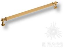 Ручка скоба, латунь, современная классика, сатинированное золото 224 мм 2512-007-224 фото, цена 4 765 руб.