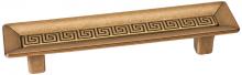 Ручка-скоба "Ника" 96мм, отделка бронза античная красная 25.621.0096.23 фото, цена 615 руб.