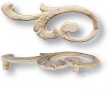 Ручка скоба, слоновая кость с позолотой 32 мм (левая) 15.141.02.20 left фото, цена 945 руб.