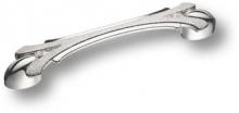 Ручка скоба, современная классика, глянцевое серебро 96 мм 15.160.96 DIA.15 фото, цена 2 515 руб.