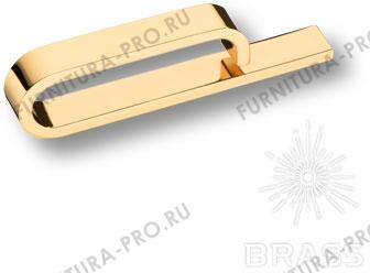 Ручка скоба современная классика, глянцевое золото 64 мм KT 015.64.19 фото, цена 2 120 руб.