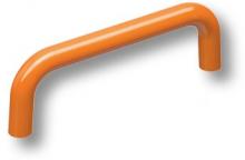 Ручка скоба, цвет оранжевый глянцевый 96 мм 627NA фото, цена 200 руб.