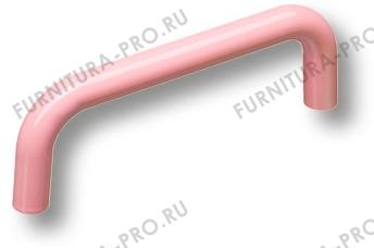 Ручка скоба, цвет розовый глянцевый 96 мм 627RS фото, цена 200 руб.